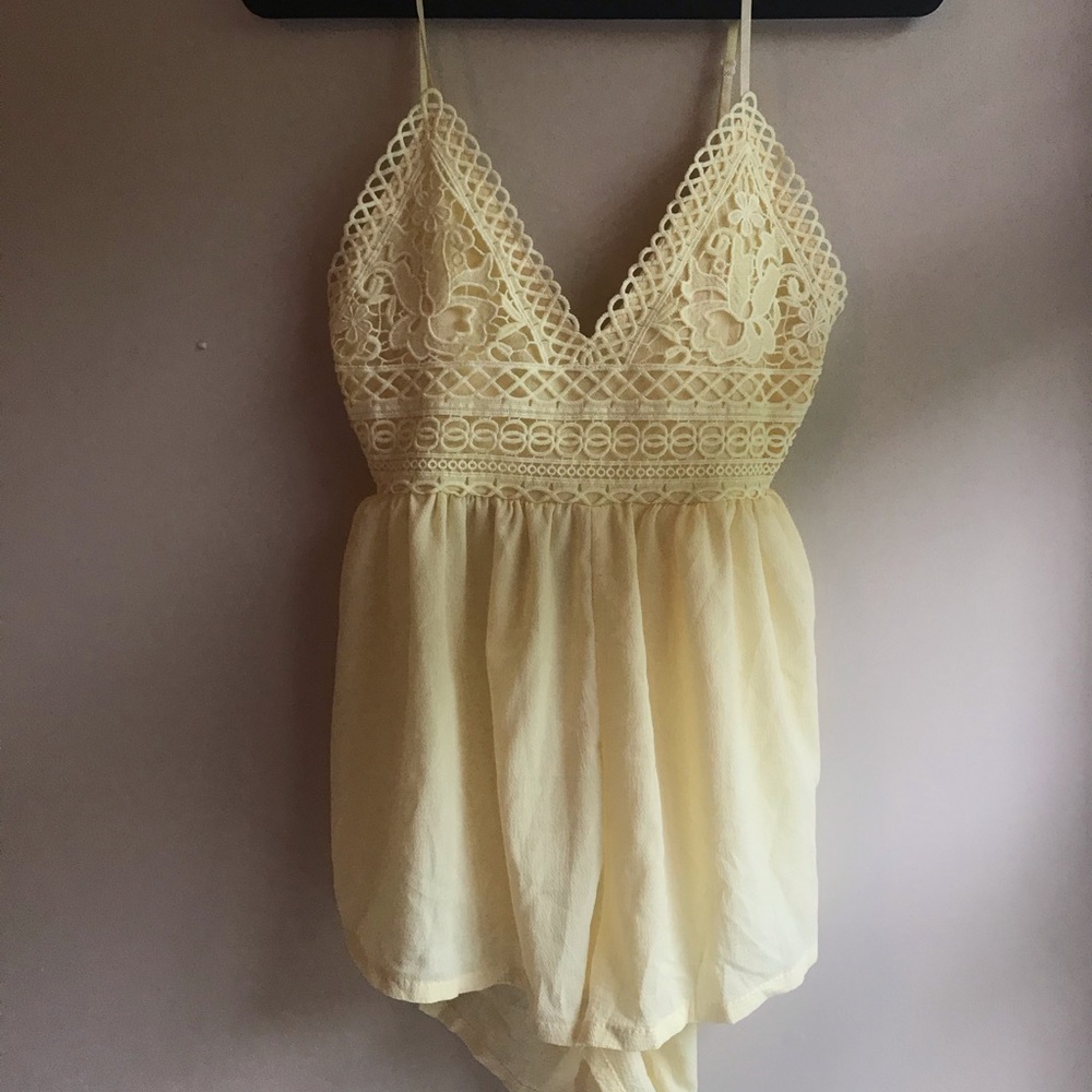 Yellow romper